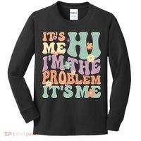 Its Me Hi I'm The Problem Its Me Kids Long Sleeve Shirt thumb 0