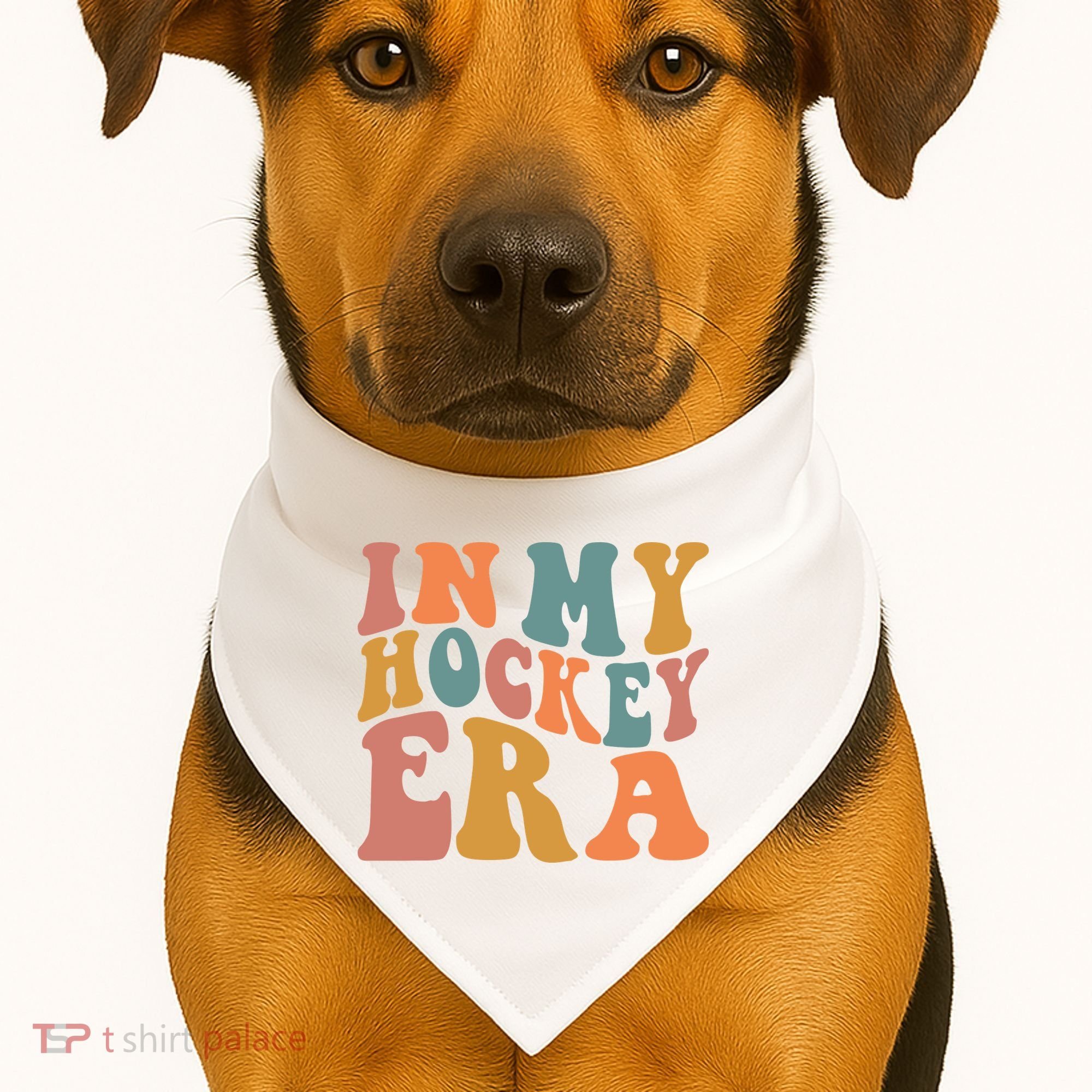 In My Hockey Era USA-Made Doggie Bandana