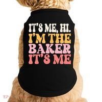 ItS Me Hi IM The Baker Cookie Baking Funny Woman Baker Doggie Tank thumb 0