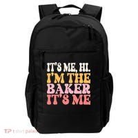 ItS Me Hi IM The Baker Cookie Baking Funny Woman Baker Backpack thumb 0
