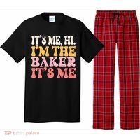 ItS Me Hi IM The Baker Cookie Baking Funny Woman Baker Pajama Set thumb 0