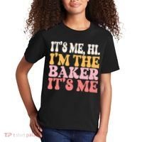 ItS Me Hi IM The Baker Cookie Baking Funny Woman Baker Kids T-Shirt thumb 2