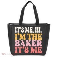 ItS Me Hi IM The Baker Cookie Baking Funny Woman Baker Tote Bag thumb 0