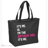 Its Me Hi Im The Brithday Girl Its Me Funny Gift Tote Bag thumb 2