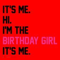 Its Me Hi Im The Brithday Girl Its Me Funny Gift Santa Hat thumb 1