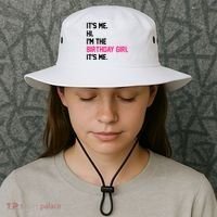 Its Me Hi Im The Brithday Girl Its Me Funny Gift Bucket Hat thumb 3