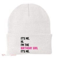 Its Me Hi Im The Brithday Girl Its Me Funny Gift Beanie thumb 0