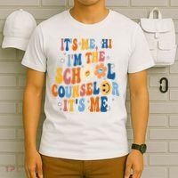 Its Me Hi Im The School Counselor Back To School T-Shirt thumb 6