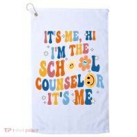 Its Me Hi Im The School Counselor Back To School Golf Towel thumb 0