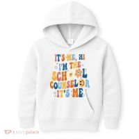 Its Me Hi Im The School Counselor Back To School Kids Hoodie thumb 0
