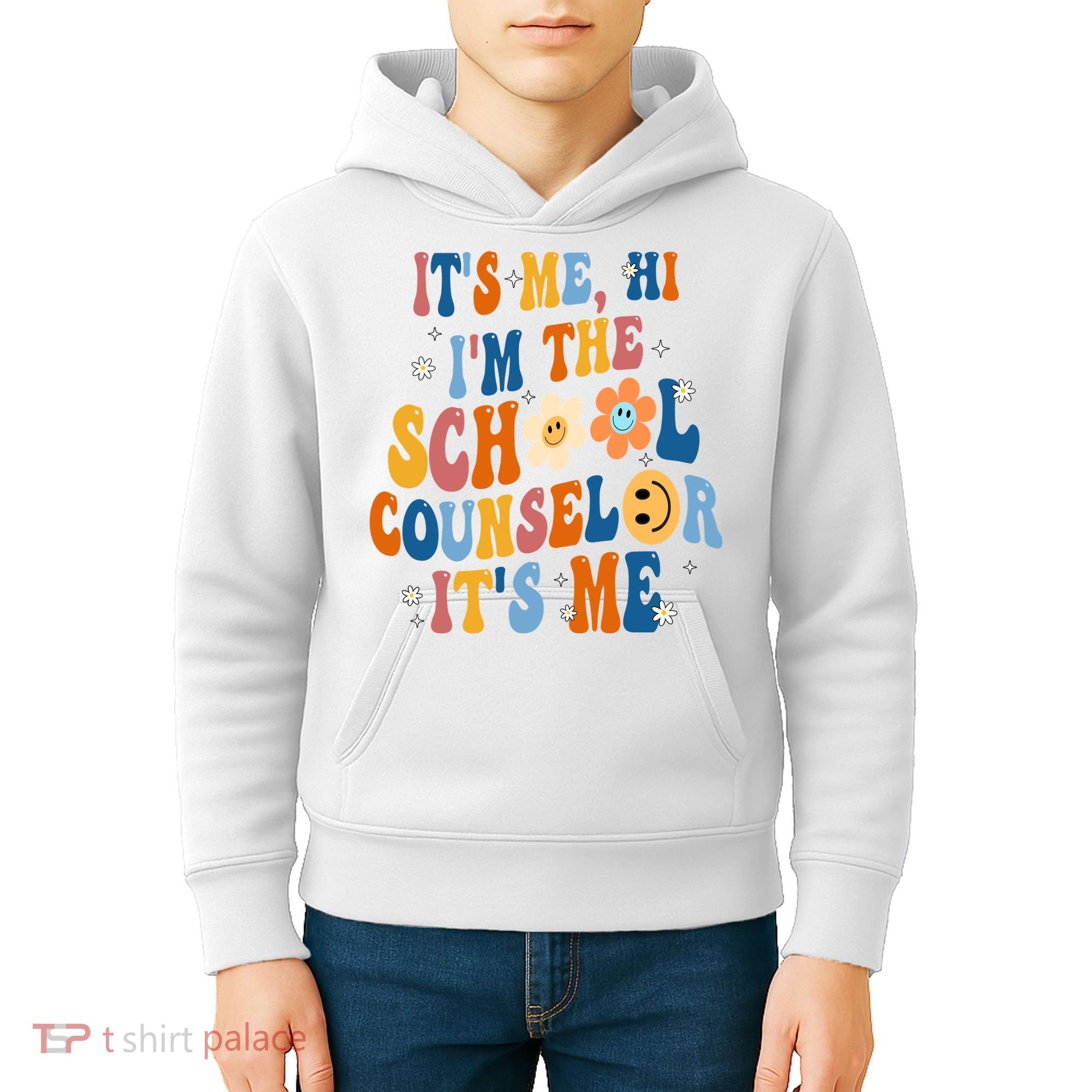 Its Me Hi Im The School Counselor Back To School Kids Hoodie