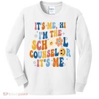 Its Me Hi Im The School Counselor Back To School Kids Long Sleeve Shirt thumb 0