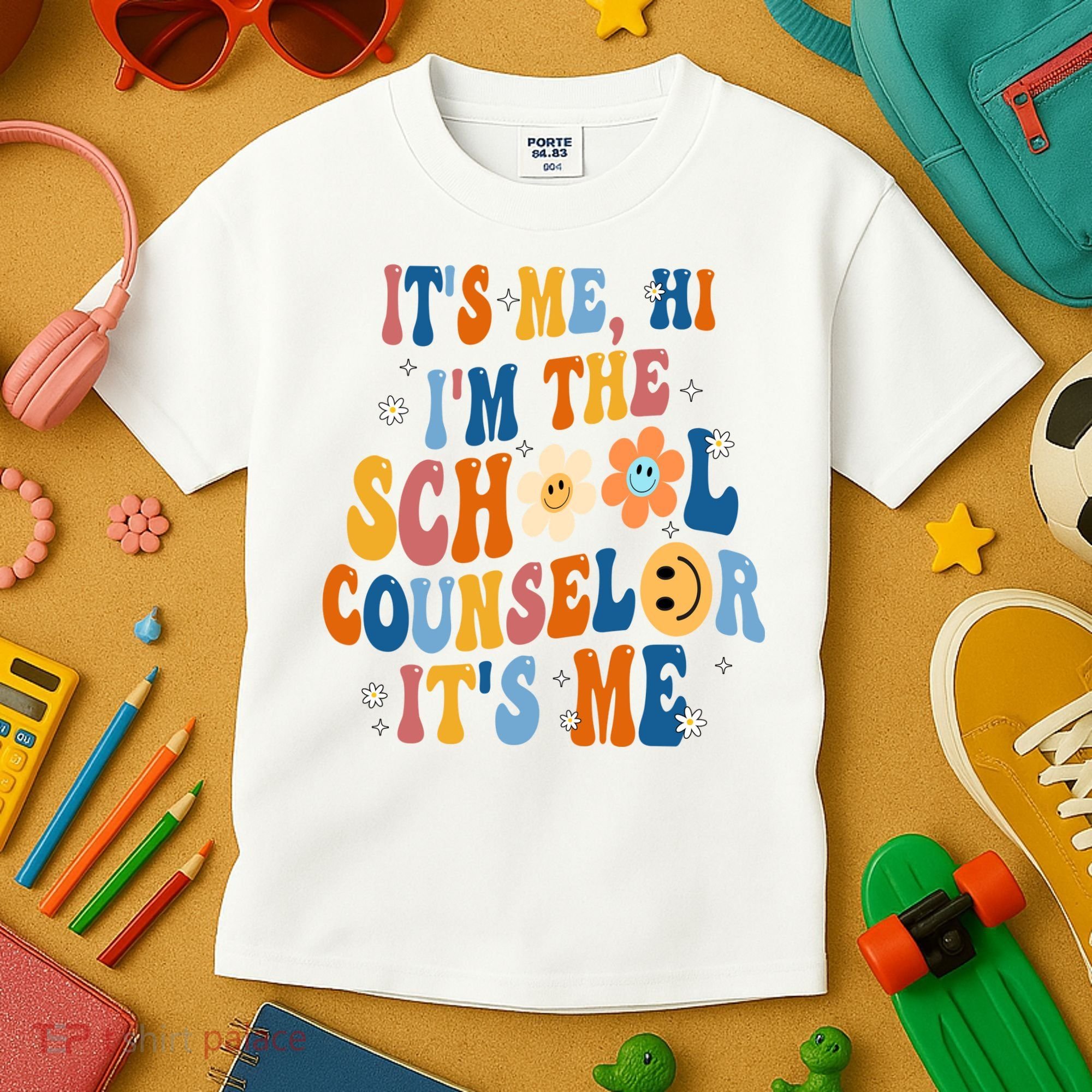 Its Me Hi Im The School Counselor Back To School Kids T-Shirt