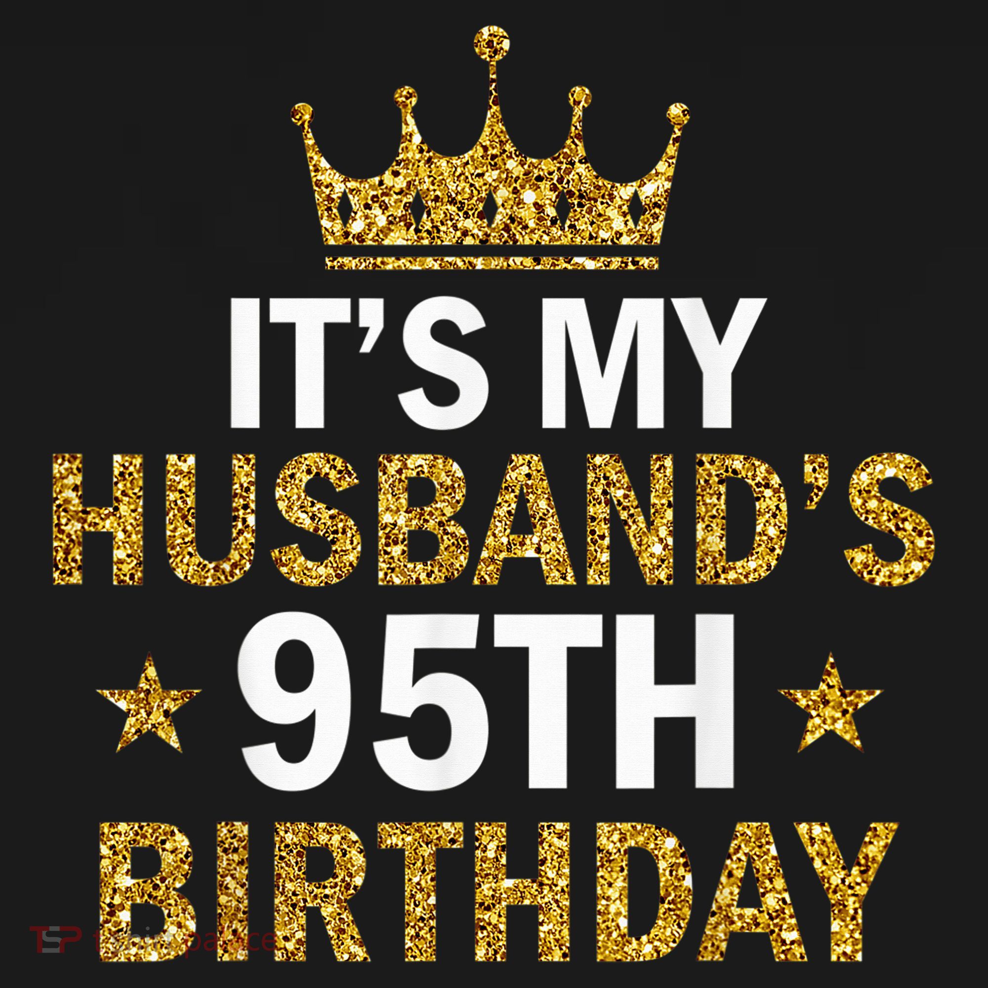 It'S My Husband'S 95 Year Old Birthday Couple 95th Birthday Doggie Tank