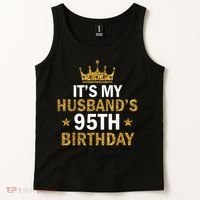 It'S My Husband'S 95 Year Old Birthday Couple 95th Birthday Tank Top thumb 2
