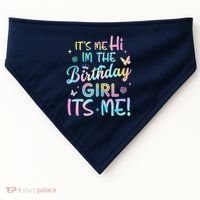 Its Me Hi Im The Birthday Its Me Birthday Party USA-Made Doggie Bandana thumb 0