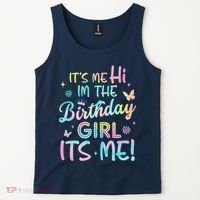 Its Me Hi Im The Birthday Its Me Birthday Party Tank Top thumb 2