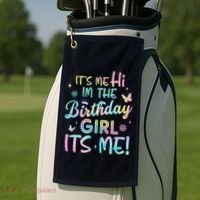 Its Me Hi Im The Birthday Its Me Birthday Party Golf Towel thumb 2