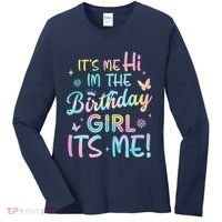 Its Me Hi Im The Birthday Its Me Birthday Party Women's Long Sleeve Shirt thumb 0