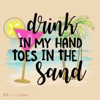 In My Hand Toes In The Sand Summer Vibes Beach Vacay Cool Gift Tote Bag thumb 4