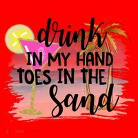In My Hand Toes In The Sand Summer Vibes Beach Vacay Cool Gift Santa Hat thumb 1