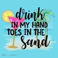 In My Hand Toes In The Sand Summer Vibes Beach Vacay Cool Gift Long Sleeve Shirt thumb 2