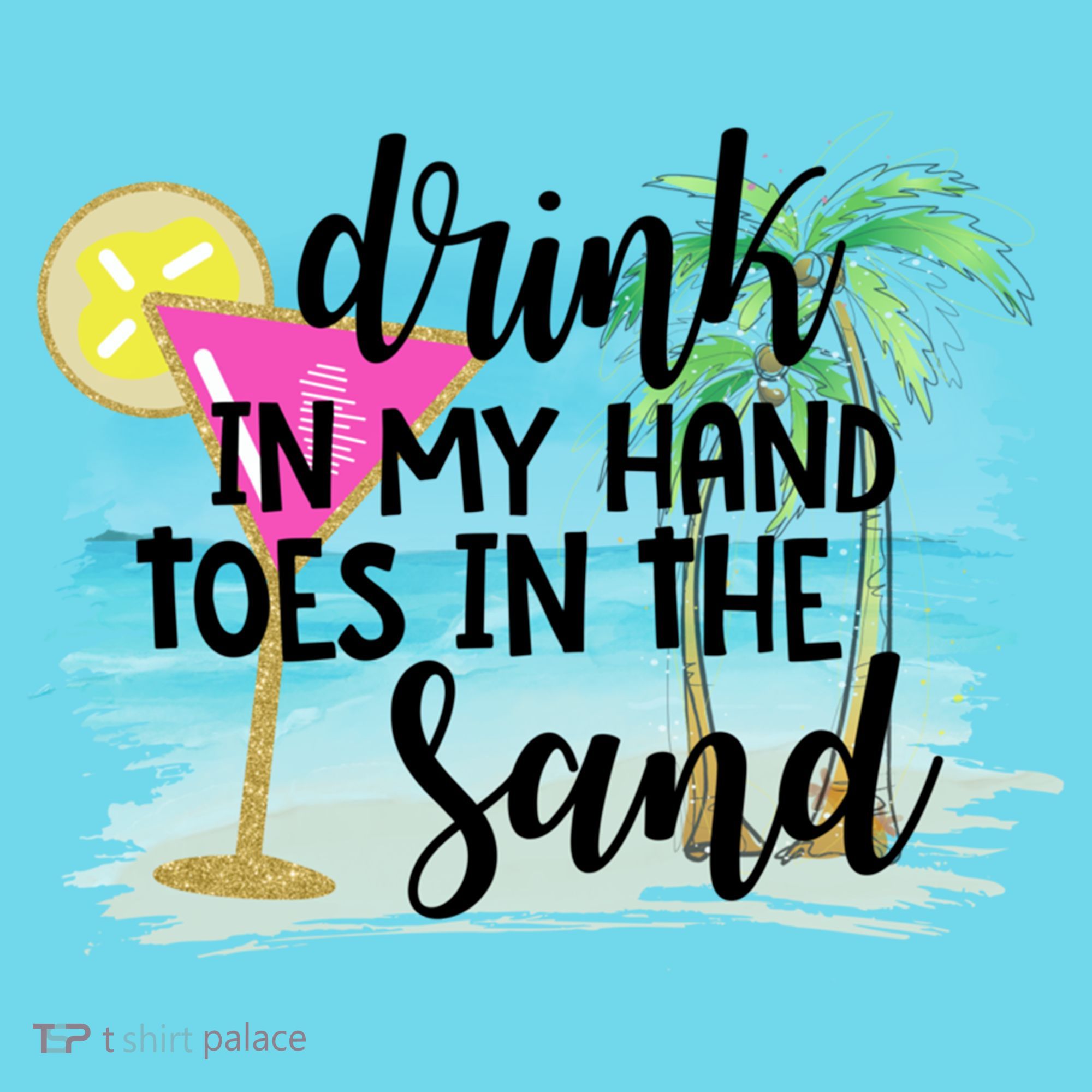 In My Hand Toes In The Sand Summer Vibes Beach Vacay Cool Gift Long Sleeve Shirt