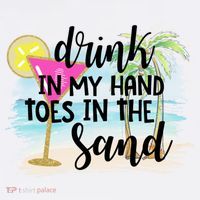 In My Hand Toes In The Sand Summer Vibes Beach Vacay Cool Gift Women's Tank Top thumb 5