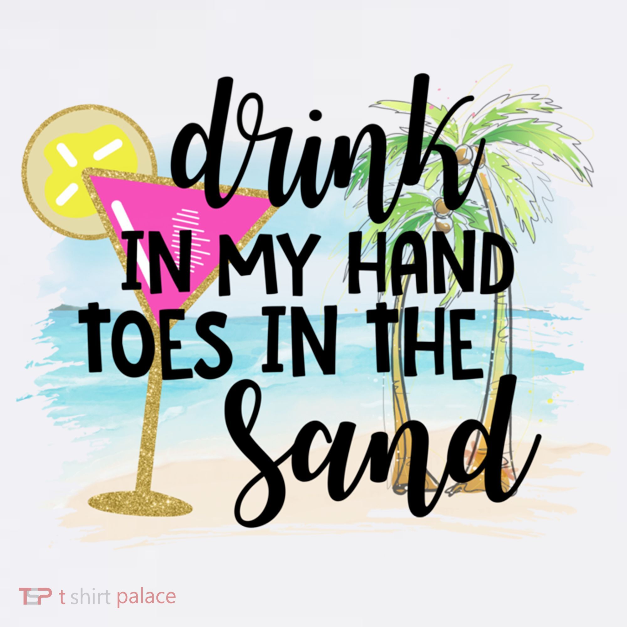 In My Hand Toes In The Sand Summer Vibes Beach Vacay Cool Gift Visor
