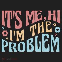 It's Me Hi I'm The Problem Funny Gift Beanie thumb 2