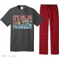 It's Me Hi I'm The Problem Funny Gift Pajama Set thumb 0