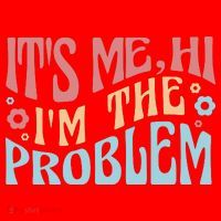 It's Me Hi I'm The Problem Funny Gift Santa Hat thumb 1