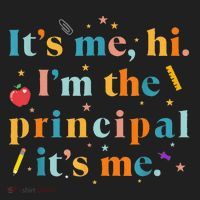 Its Me Hi IM The Principal Its Me Funny Teacher Quote Hat thumb 2
