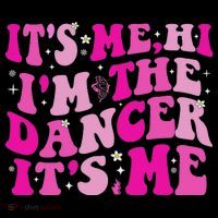 It's Me Hi I'm The Dancer It's Me Dancers Teacher Stripe Pom Pom Beanie thumb 2