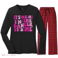 It's Me Hi I'm The Dancer It's Me Dancers Teacher Women's Long Sleeve Flannel Pajama Set  thumb 0