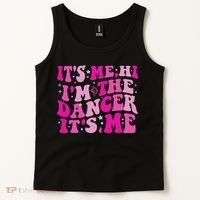 It's Me Hi I'm The Dancer It's Me Dancers Teacher Tank Top thumb 2