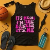 It's Me Hi I'm The Dancer It's Me Dancers Teacher Tank Top thumb 4
