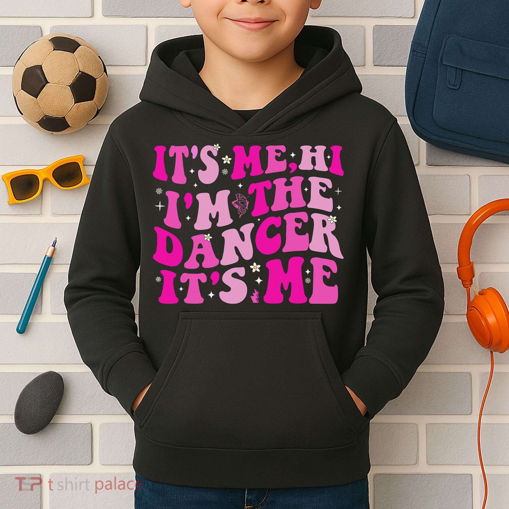 It's Me Hi I'm The Dancer It's Me Dancers Teacher Kids Hoodie