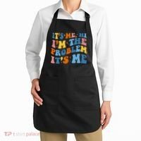 It's Me Hi I'm The Problem It's Me Funny Retro Apron thumb 2