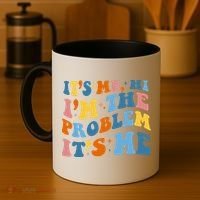 It's Me Hi I'm The Problem It's Me Funny Retro Coffee Mug thumb 4