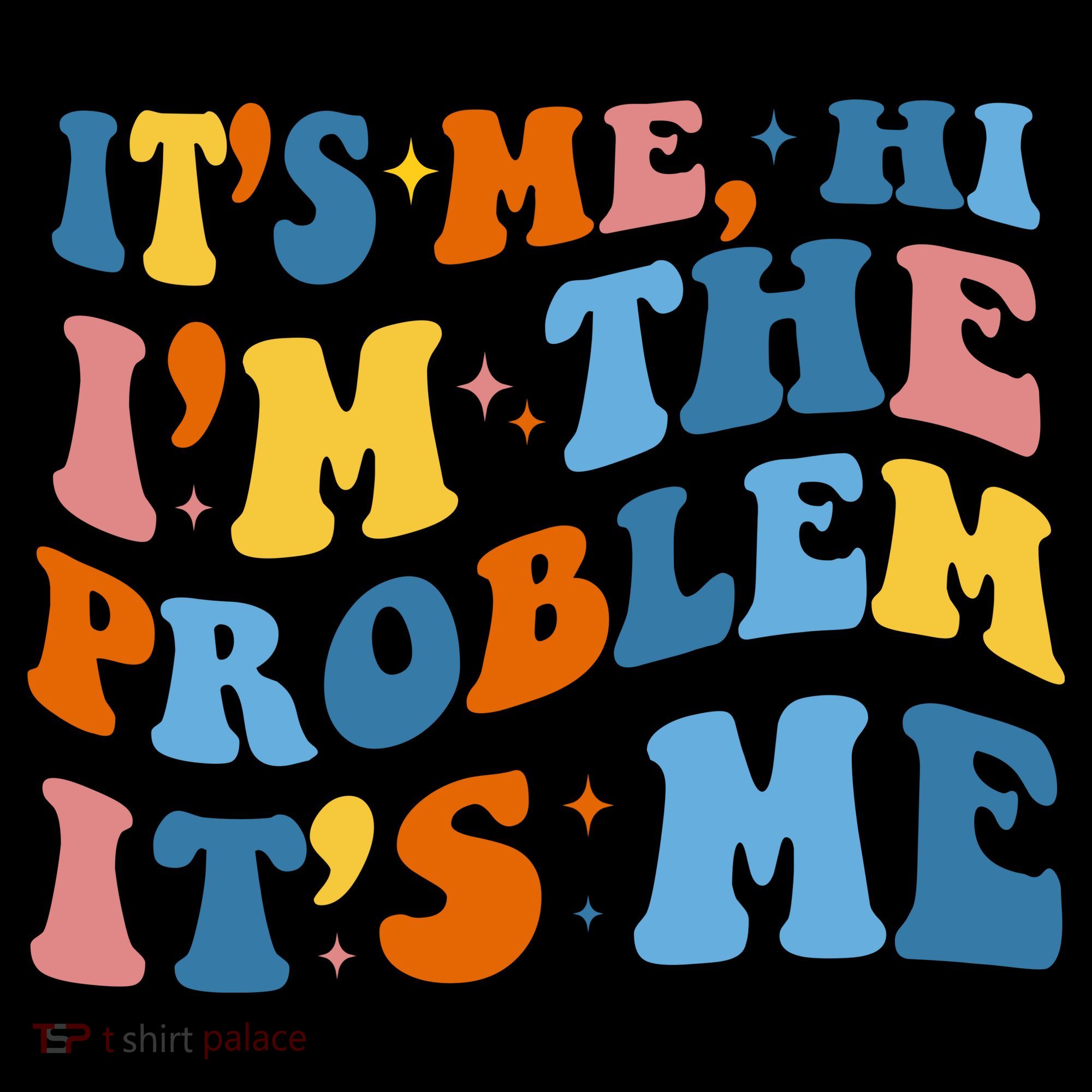 It's Me Hi I'm The Problem It's Me Funny Retro Women's Tank Top