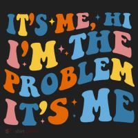 It's Me Hi I'm The Problem It's Me Funny Retro Golf Towel thumb 3