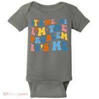 It's Me Hi I'm The Problem It's Me Funny Retro Baby Bodysuit thumb 0