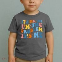 It's Me Hi I'm The Problem It's Me Funny Retro Toddler T-Shirt thumb 2