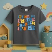 It's Me Hi I'm The Problem It's Me Funny Retro Toddler T-Shirt thumb 3