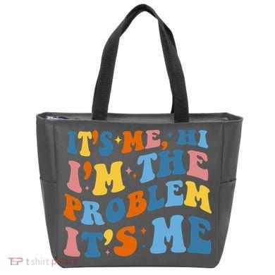 It's Me Hi I'm The Problem It's Me Funny Retro Tote Bag