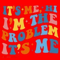 It's Me Hi I'm The Problem It's Me Funny Retro Santa Hat thumb 1