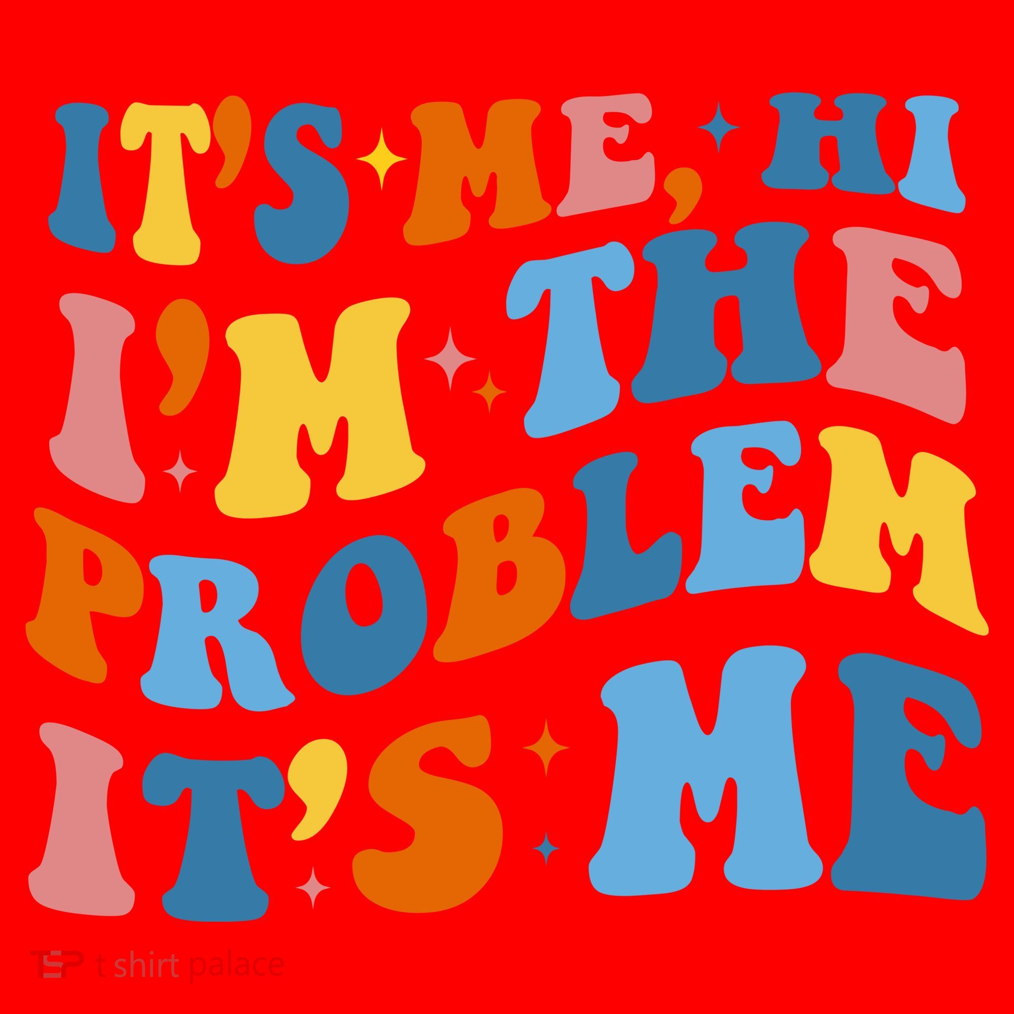 It's Me Hi I'm The Problem It's Me Funny Retro Santa Hat
