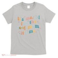 It's Me Hi I'm The Cool Mom It's Me Groovy Retro T-Shirt thumb 0