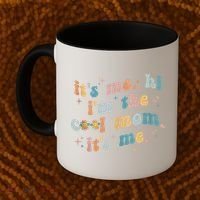 It's Me Hi I'm The Cool Mom It's Me Groovy Retro Coffee Mug thumb 2